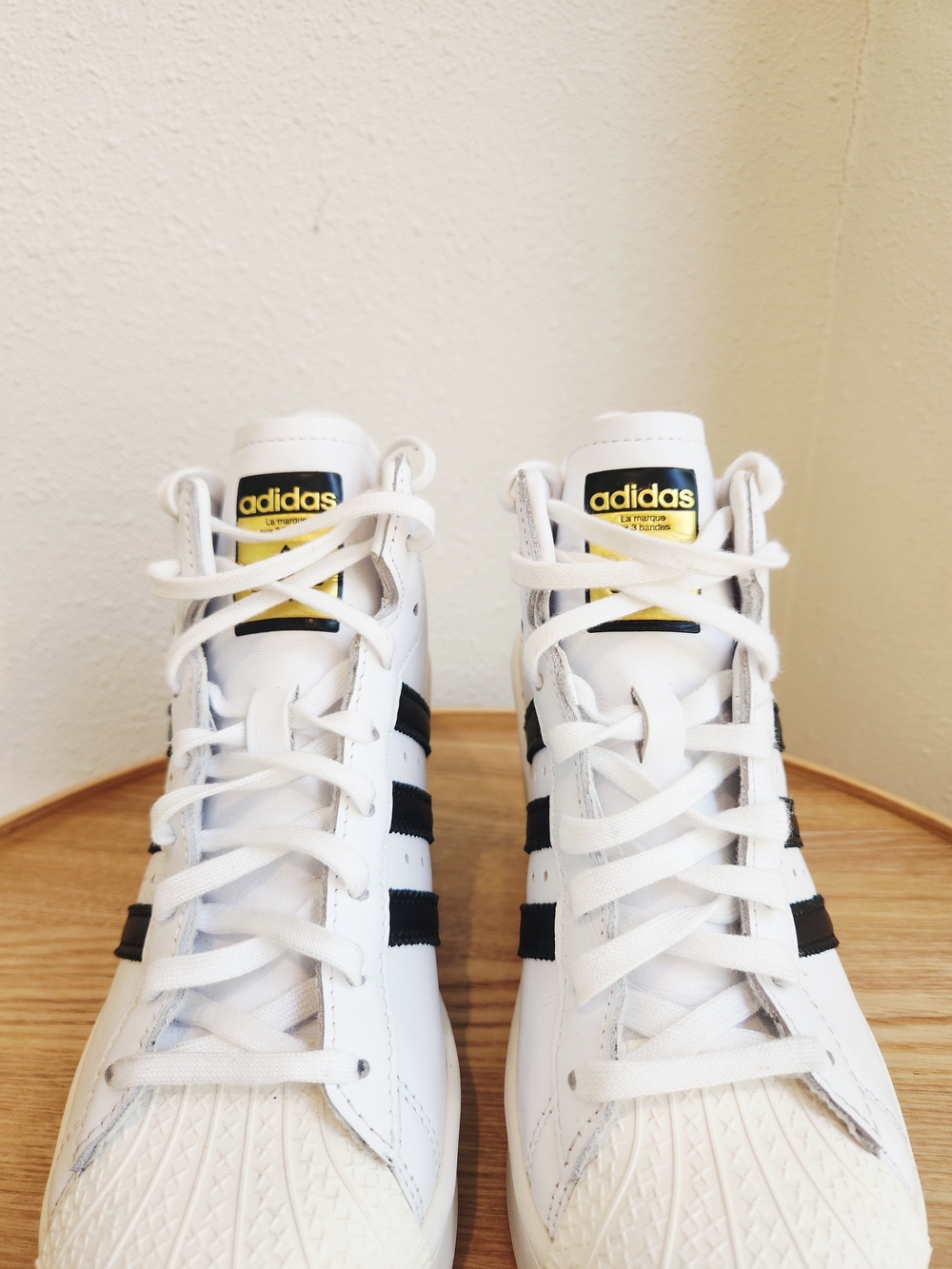 RARE Size 6 adidas Superstar Ellure Shoe Sneaker FW0102 Wedge Heel 2.25" NWOT - Picture 9 of 13